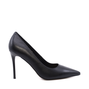 Pantofi stiletto cu toc înalt femei Luca di Gioia negri din piele  1261DP9372N