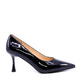 Pantofi stiletto cu toc mediu femei Luca di Gioia gri din lac  1261DP3310LGR