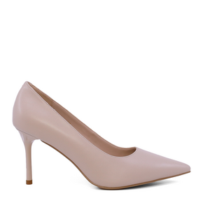 Pantofi stiletto femei Luca di Gioia bej din piele  1261DP8671BE