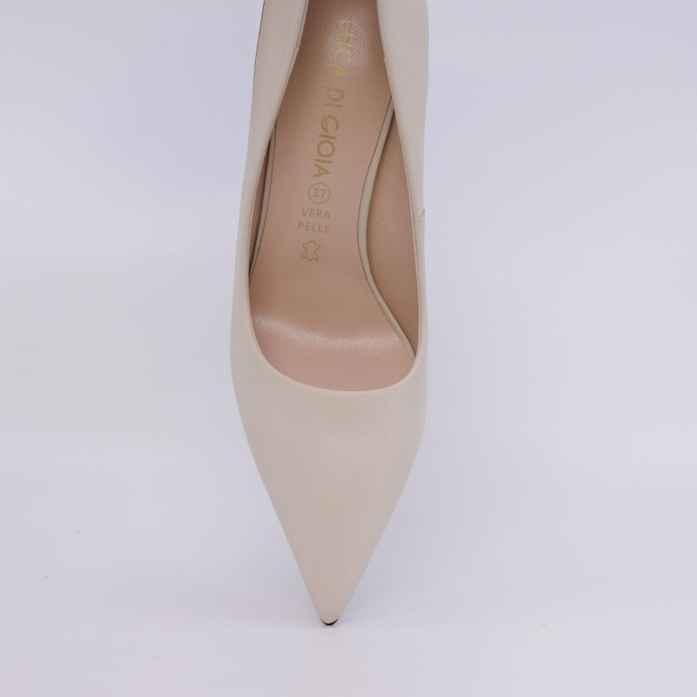 Women's stiletto shoes Luca di Gioia beige leather 387DP272BE