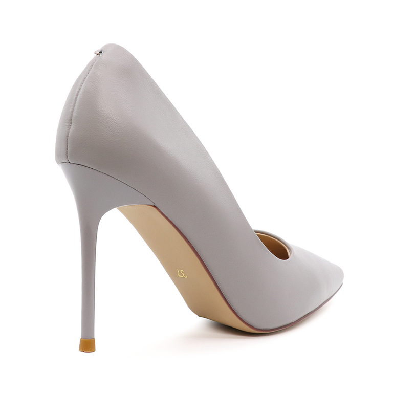 Luca di Gioia high heel stiletto in gray leather 3844DG010GR