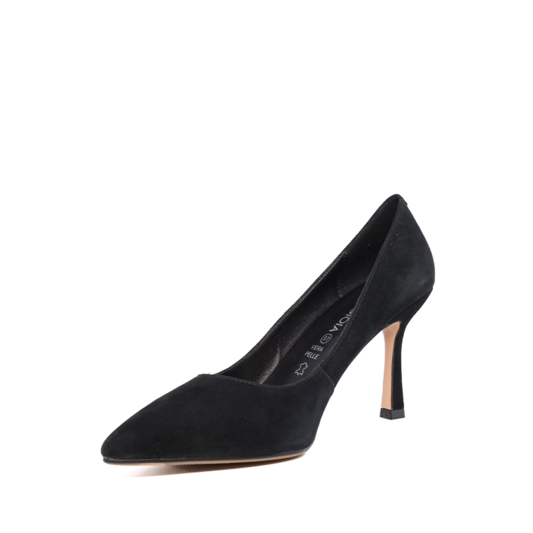 Luca di Gioia black suede women's stiletto shoes 1267DP5210VN