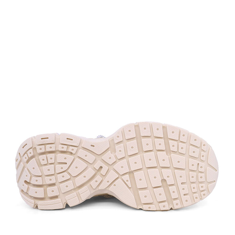 Sneakers chunky femei Luca di Gioia bej din piele și textil  3847DP700BE