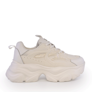 Luca di Gioia women's ultra-light sneakers in white leather and textile 3849DP174A