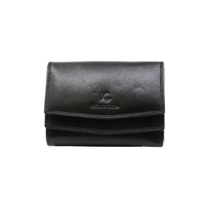 Portmoneu femei Luca di Gioia negru din piele 266dpu2829n