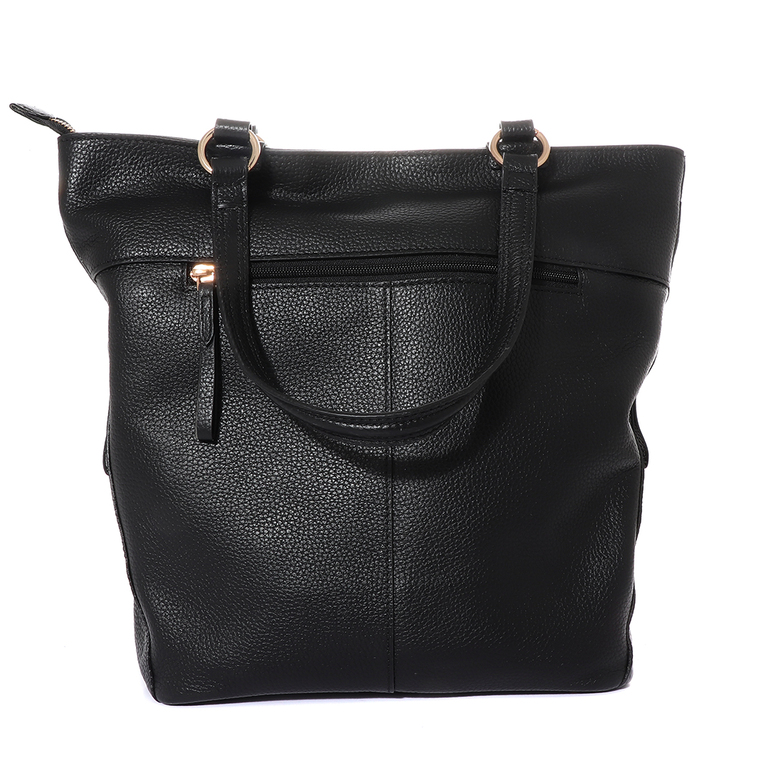 Luca di Gioia women shopper bag in black leather 2082POSP7208N