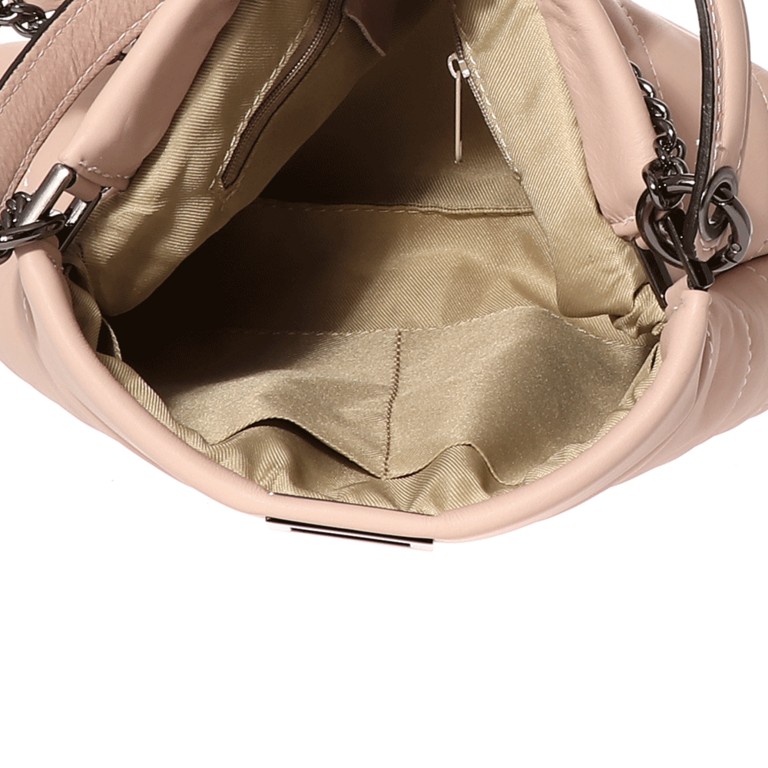 Enzo Bertini crossbody bag in nude matelasse leather 941POSP435NU