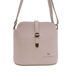 Poșetă crossbody femei Luca di Gioia nude din piele 144POSP1079NU