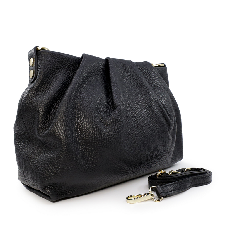 Luca di Gioia satchel bag in black genuine leather 2455POSP23017N