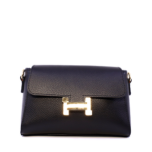 Poșetă crossbody femei Luca di Gioia neagră din piele 144POSP3572N