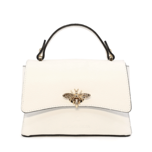 Poșetă micro tote femei Luca di Gioia albă din piele 144POSP3125A