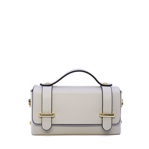 Poșetă mini crossbody femei Luca di Gioia gri din piele 144POSP3578GR