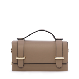 Poșetă mini crossbody femei Luca di Gioia taupe din piele 144POSP3578TA