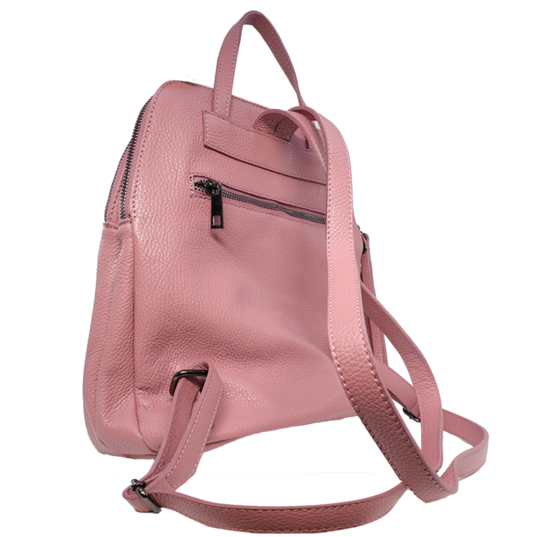 Luca di Gioia pink leather backpack - 144RUCP2539RO