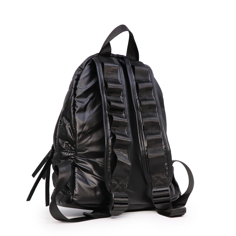 Luca di Gioia mid backpack in black re-nylon 2904RUCS2202N