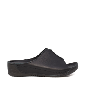 Benvenuti women's sandals black color made of leather 2755DST0090N
