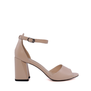 Women's Luca di Gioia beige leather medium heel sandals 1267DS1262BE