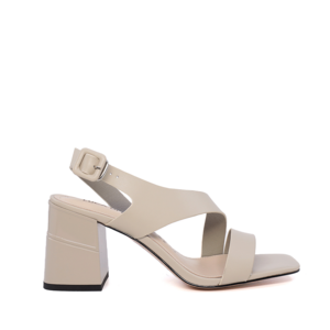Women's medium heel sandals Luca di Gioia ghiaccio in leather 1267DS1271GH