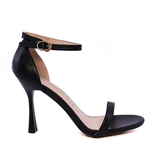 Sandales femme Luca di Gioia élégantes en cuir noir 3847DS280N