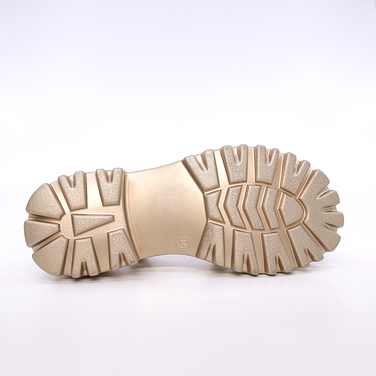 Women's Luca di Gioia golden leather sandals 1297DS1282AU