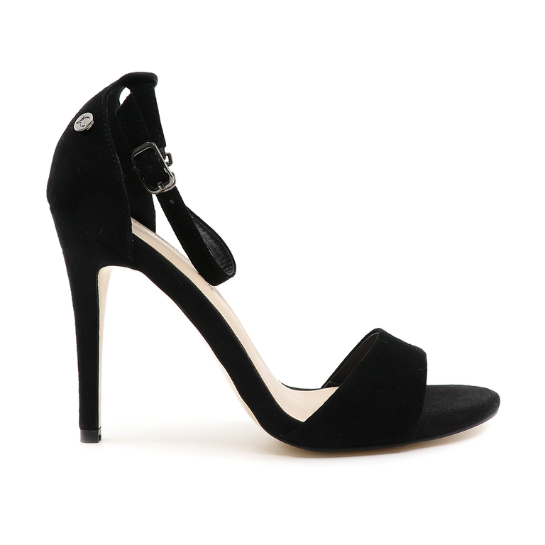 Luca di Gioia women sandals in black leather 1153DS2834VN