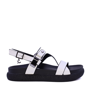 Sandale minimaliste femei Luca di Gioia albe din piele 1299DS7121A