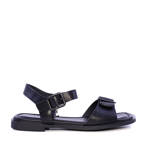 Sandale reglabile femei Luca di Gioia negre din piele 1299DS7521N
