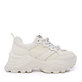 Sneakers chunky femei Luca di Gioia roz din piele cu accesoriu decorativ  3849DP420RO