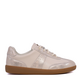 Sneakers ușori femei Luca di Gioia verzi din piele și piele întoarsă 1299DP1610VV