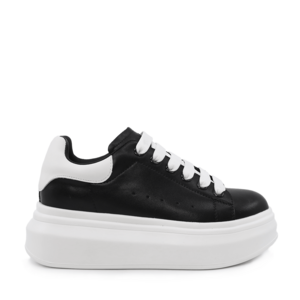 Sneakers ușori femei Luca di Gioia negri din piele   3841DP216N