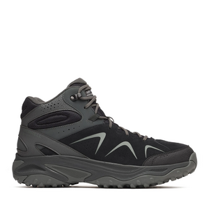 Ghete trekking bărbați Merrell Yokota 3 Mid GTX, negre din piele 3990BGT38479N
