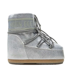 Ghete femei Moon Boot MB Icon Low Glitter argintii 2880DG1409440AG