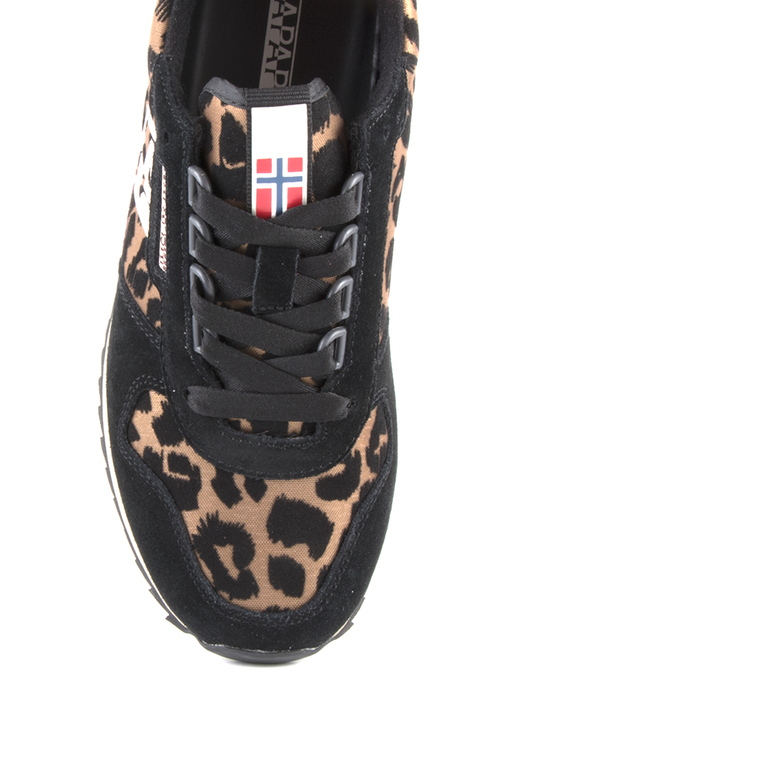 Women's shoes Napapijri leopard leather 1488dpna4dxsleon