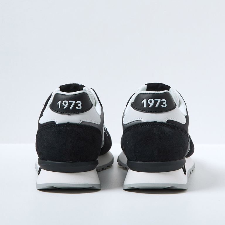 Pepe Jeans men sneakers in black leather + fabric 3193BPS30807N