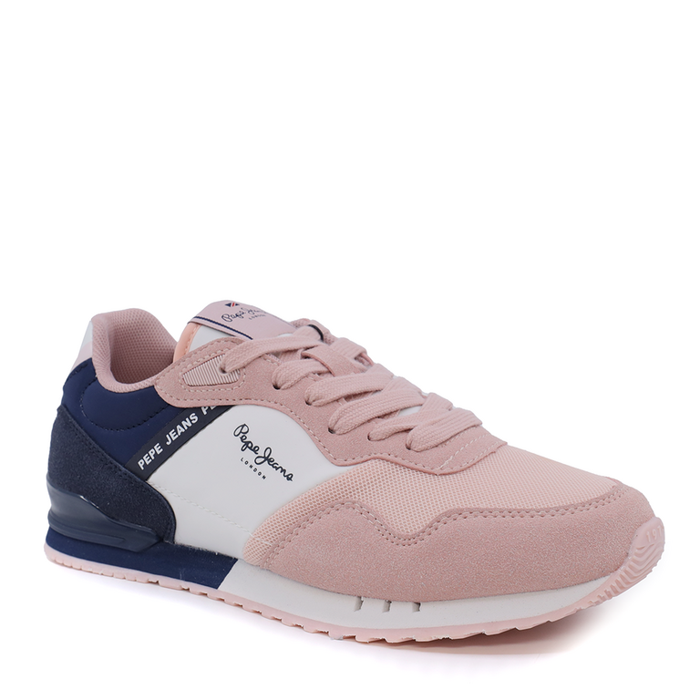 Pepe Jeans women sneakers in pink fabric mix 3195DPS30564VRO