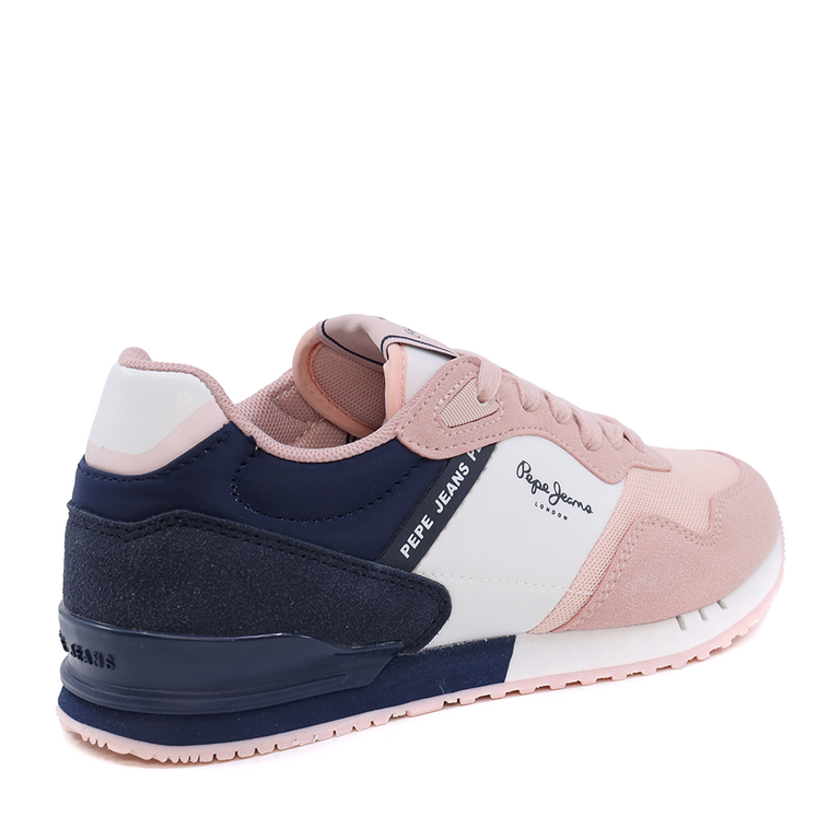 Pepe Jeans women sneakers in pink fabric mix 3195DPS30564VRO