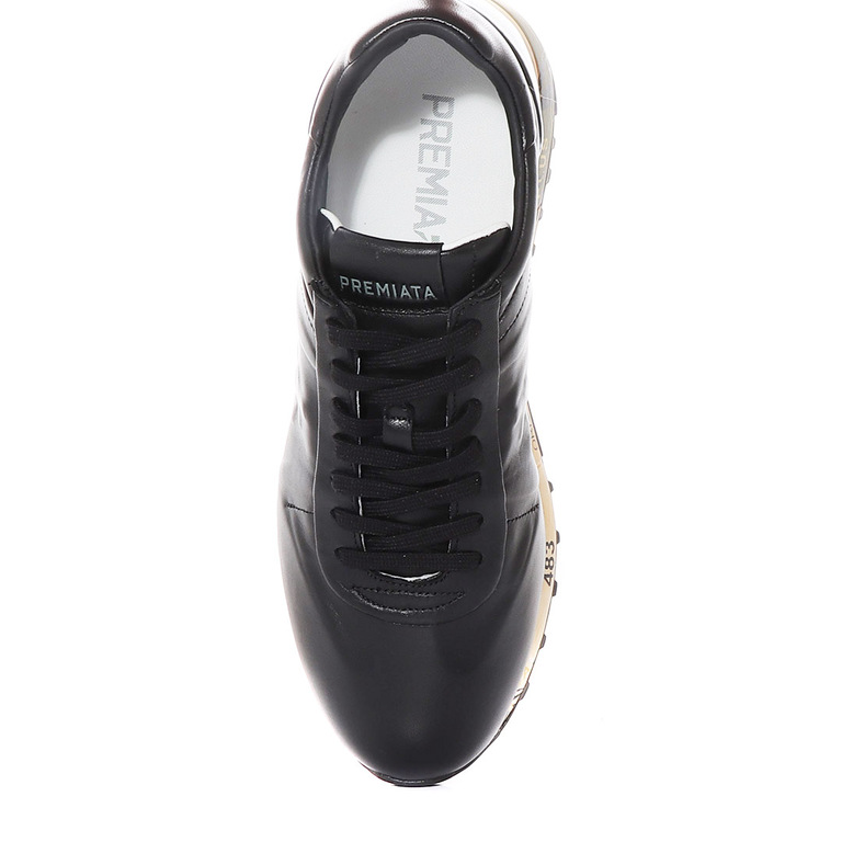 Premiata Lucy men's sneakers in black leather 1692BP5314N