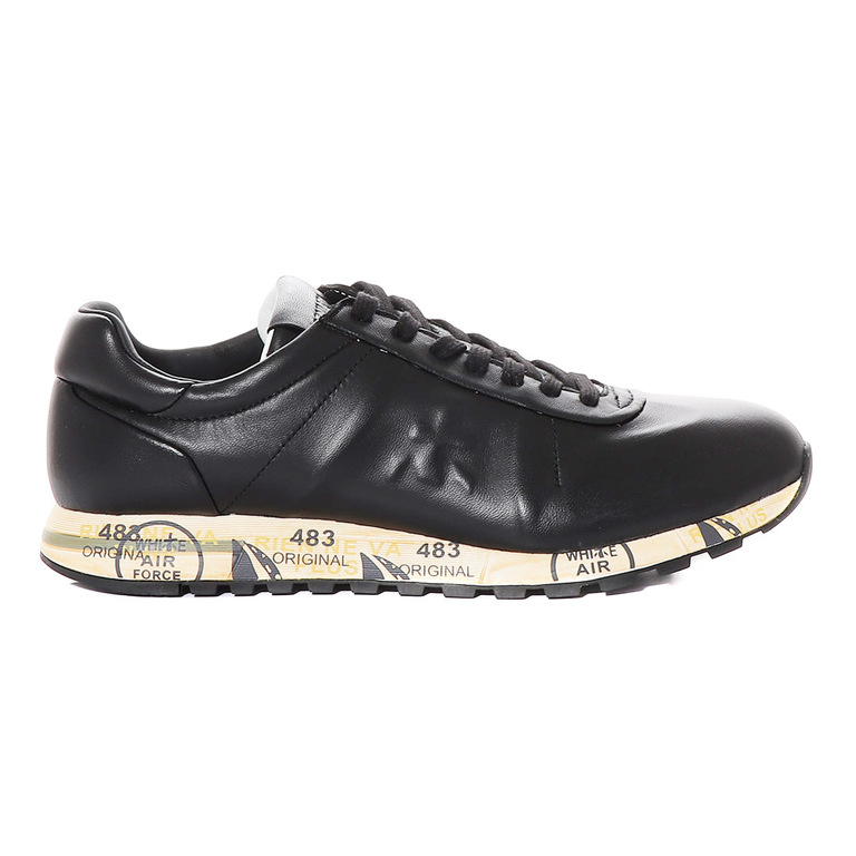 Premiata Lucy men's sneakers in black leather 1692BP5314N