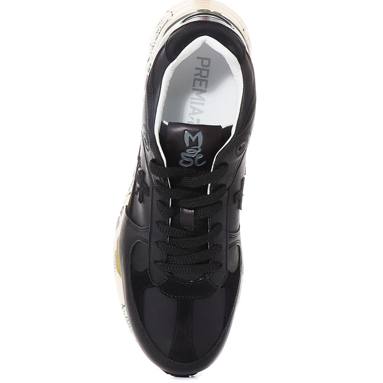 Premiata Mase men's sneakers in black suede leather 1692BP4145N