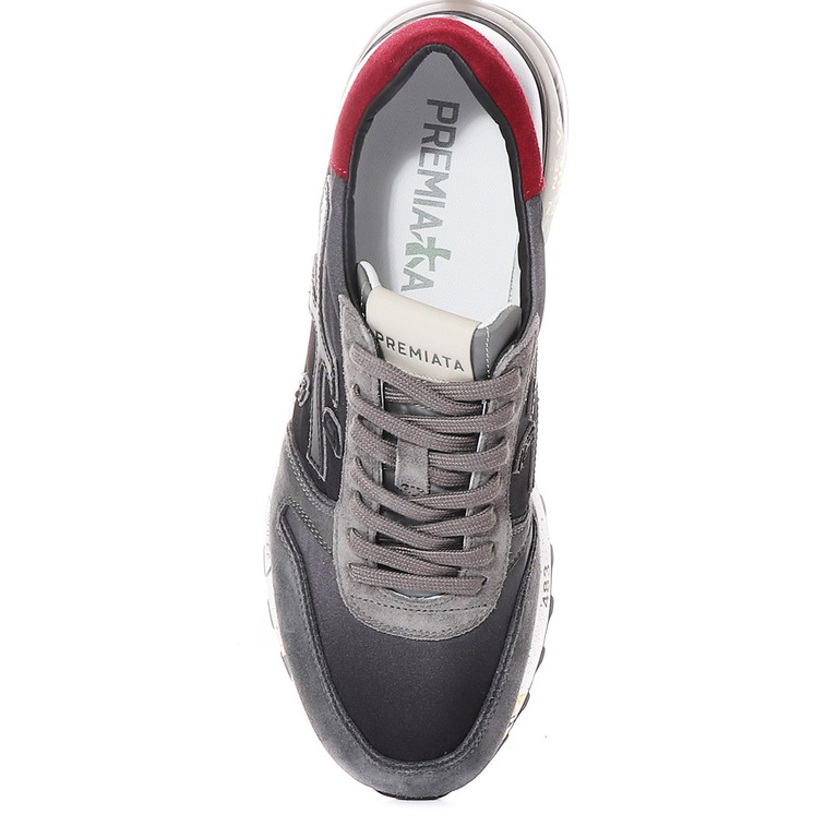 Premiata Mick men's sneakers in gray suede leather 1692BP5355VGR