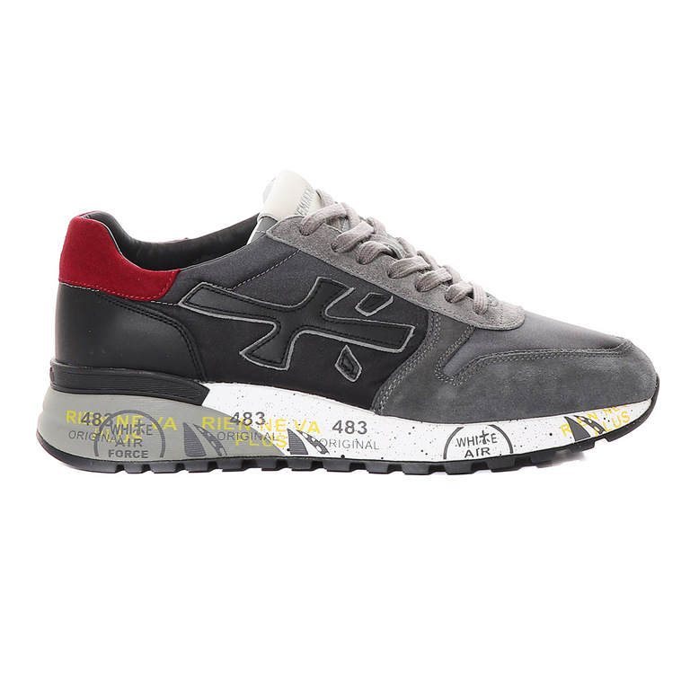 Premiata Mick men's sneakers in gray suede leather 1692BP5355VGR