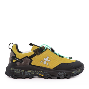 Premiata men Cross Trail sneakers in yellow leather 1694BP2540G