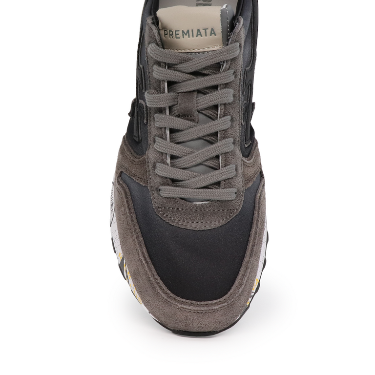 Premiata men Mick sneakers in gray suede leather 1694BP5355VGR