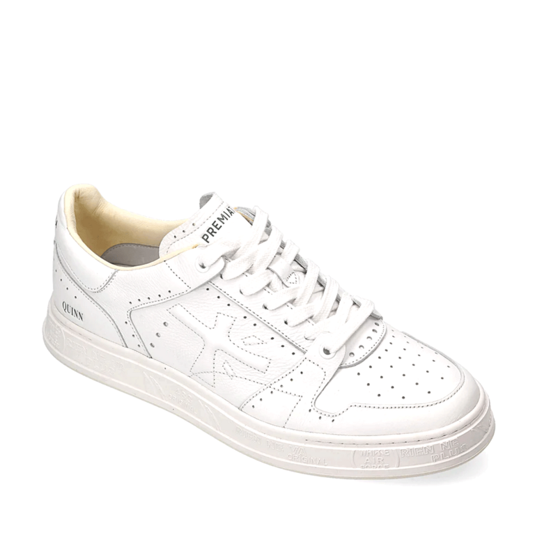 Men's white leather Premiata Quinn sneakers 1697bp5998a