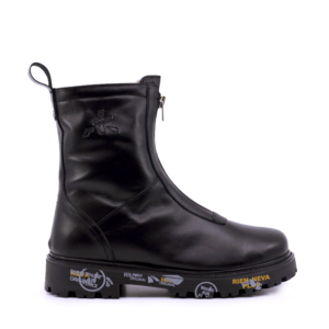 Ghete fete Premiata HiUrban  negre din piele 1712FG9571N