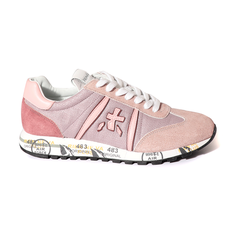 Premiata Lucy-D women's sneakers in pink suede leather 1691DP5102VRO