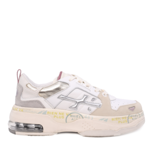 Women's sneakers Premiata Draked white in leather 1696DP3080A