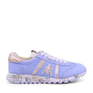 Women's sneakers Premiata Lucy-D Heritage lilac in textile and leather 169DP6756LI