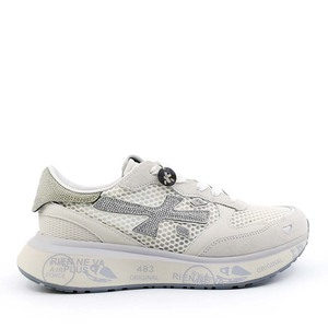 Sneakers femei Premiata Lauryn albidin piele și textil 1691DPF8186A