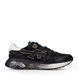 Sneakers femei Premiata Lauryn negri din piele 1692DP7803VN